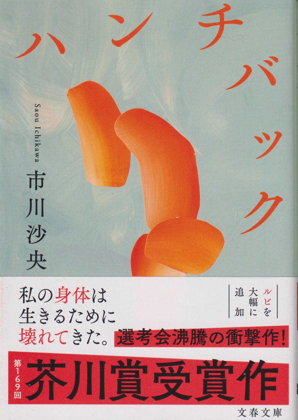 ハンチバック　市川沙央　文春文庫　　2023年刊